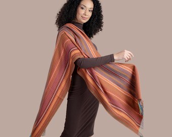 Baby Alpaca Silk Shawl: Soft Wool Travel Wrap