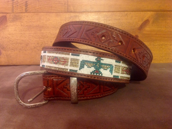 beaded western belts