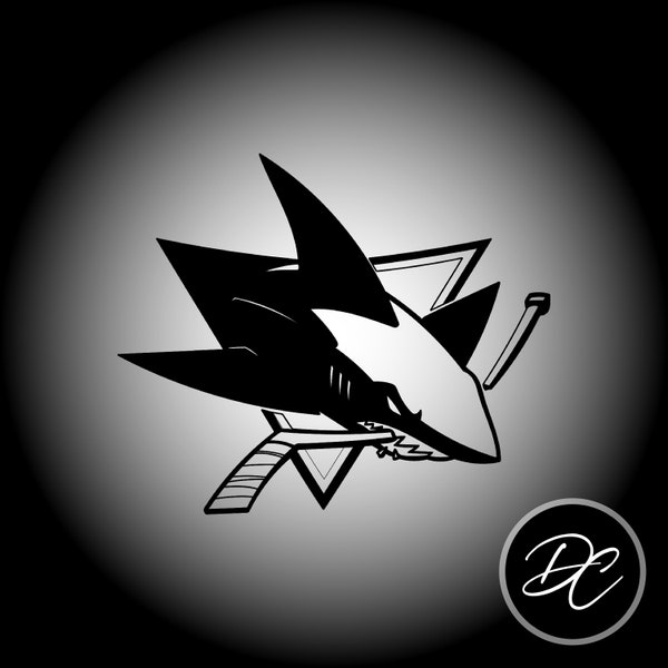 SJ Sharks Decal – Hockey/Sports | Car Window Decal | Laptop Decal | Vinyl Decal