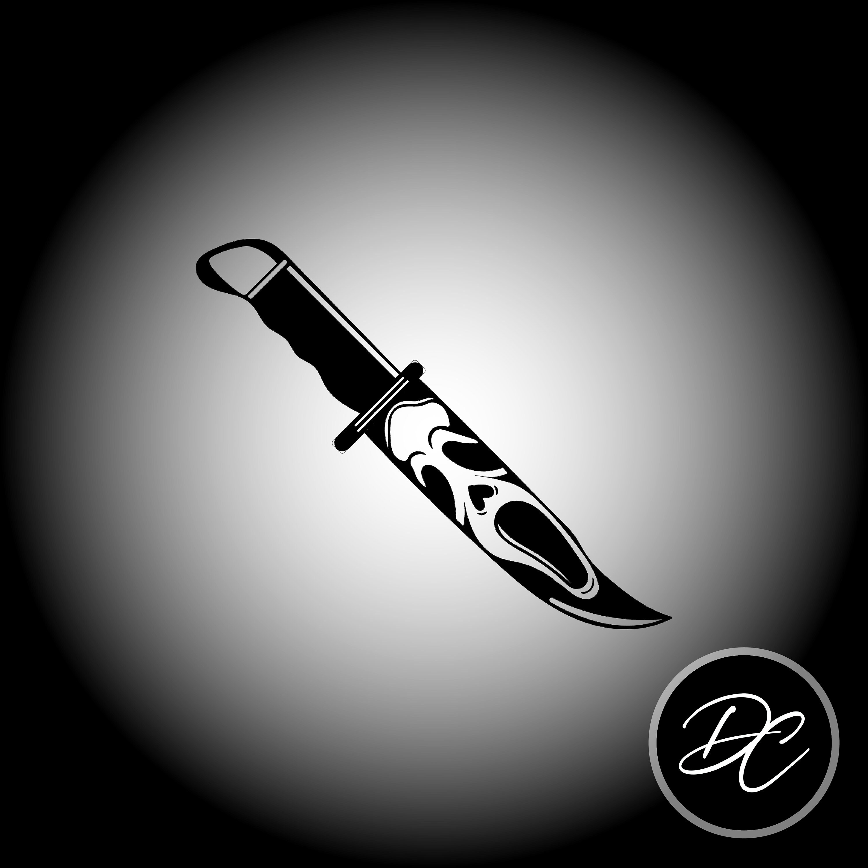 Black Ghost Knife Etsy Canada