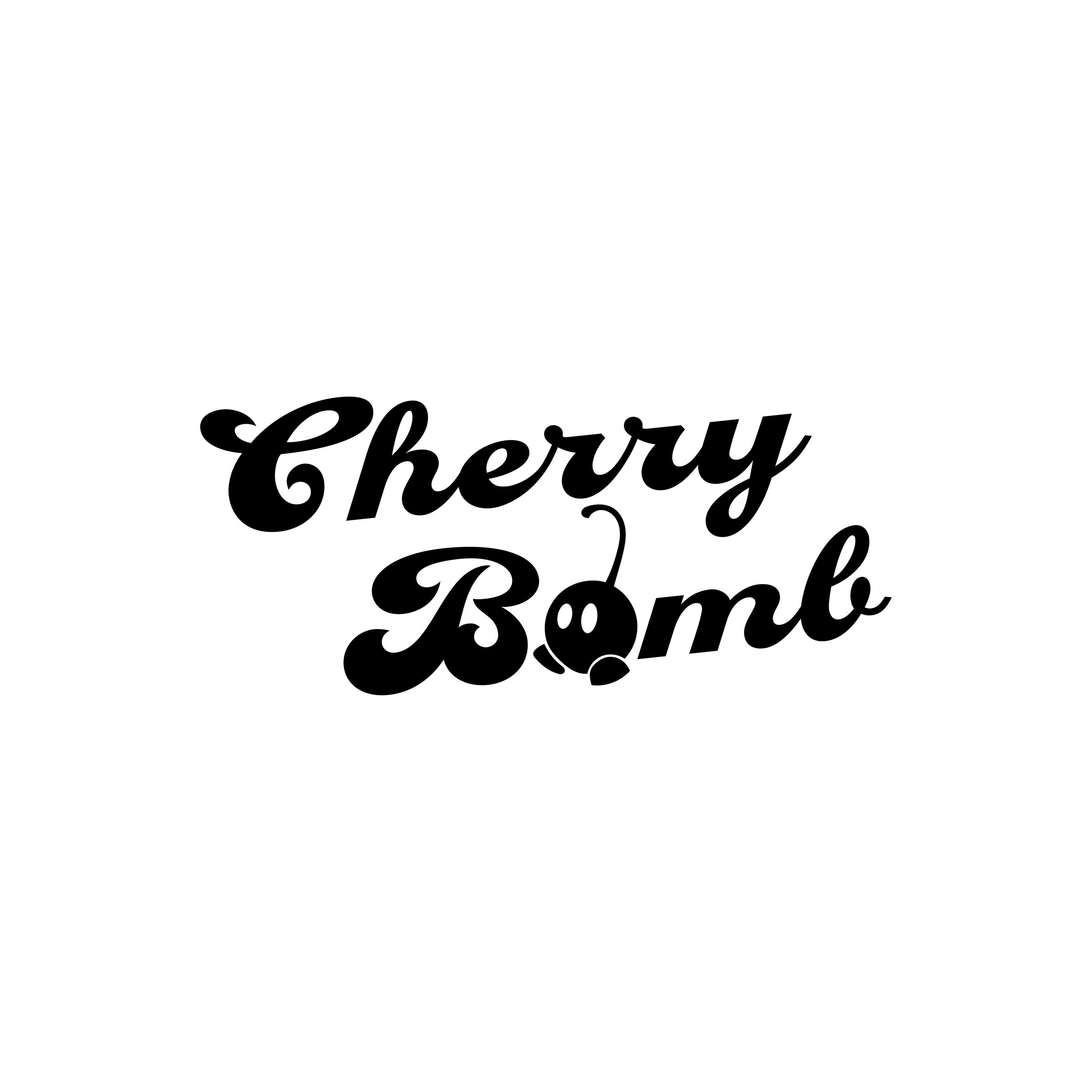 Cherry Bomb Decal – Custom Sticker | Die Cut | Laptop | Waterbottle | Bumper | Window