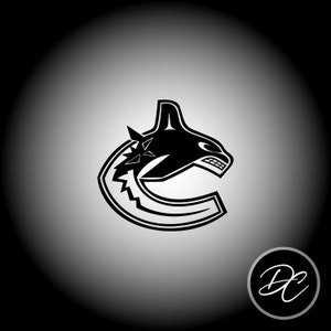 VAN Canucks Decal – Hockey/Sports | Décalcomanie de fenêtre de voiture | Décalcomanie pour ordinateur portable | Autocollant vinyle