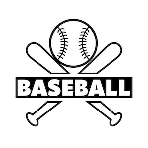 Baseball Decal – Sports | Custom Sticker | Die Cut | Laptop | Waterbottle | Bumper | Window
