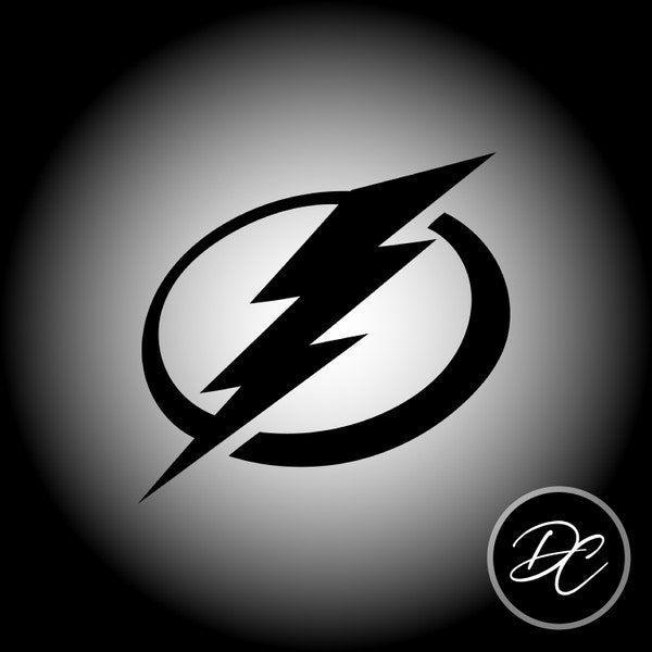 TB Lightning Decal – Hockey/Sports | Car Window Decal | Laptop Decal | Vinyl Decal