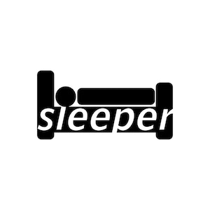 Sleeper Decal – Custom Sticker | Die Cut | Laptop | Waterbottle | Bumper | Window