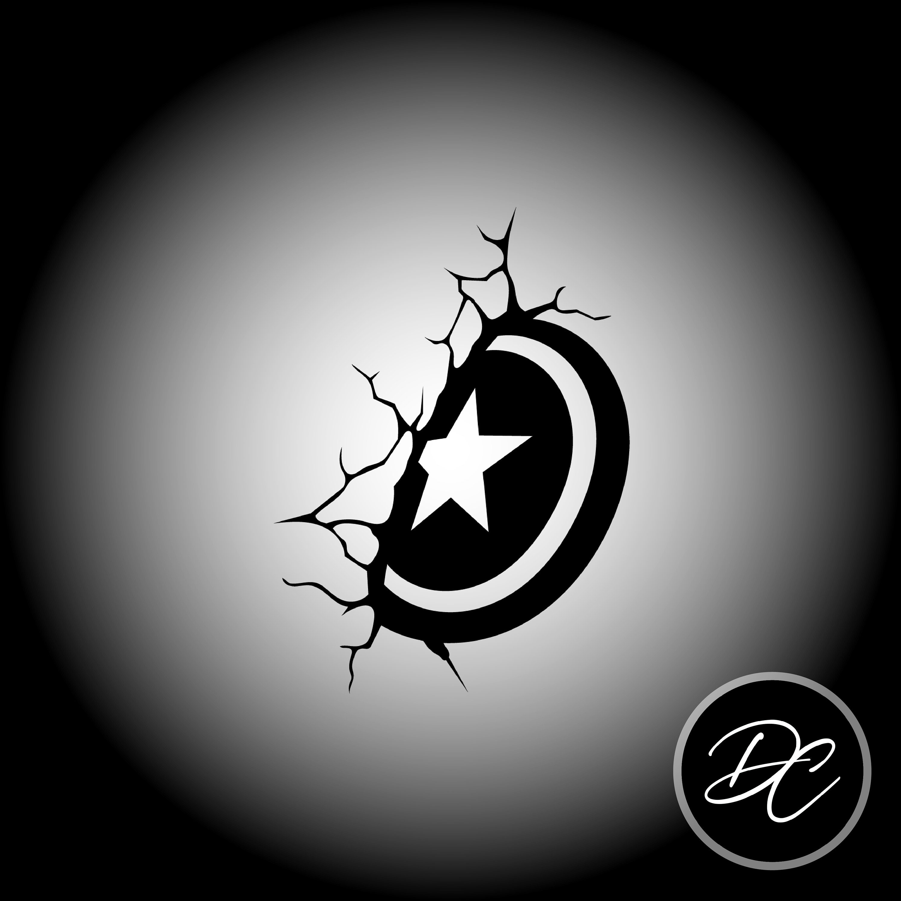 Calcomanía del del Capitán América / - España