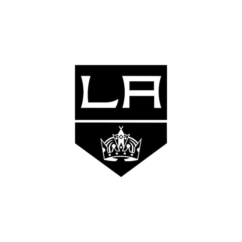 L.A...K.I.N.G.S Decal – Hockey | Sports | Custom Sticker | Die Cut | Laptop | Waterbottle | Bumper | Window image 1