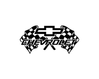 Chevy Flags Decal – America | Custom Sticker | Die Cut | Laptop | Waterbottle | Bumper | Window