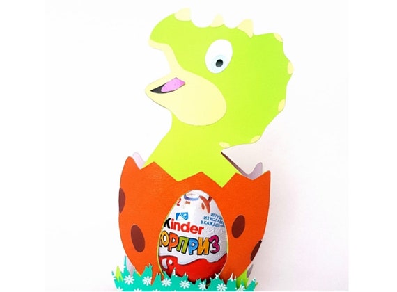 Dinosaur svg Kinder Surprise Chocolate Holder JOY eggs Dino | Etsy