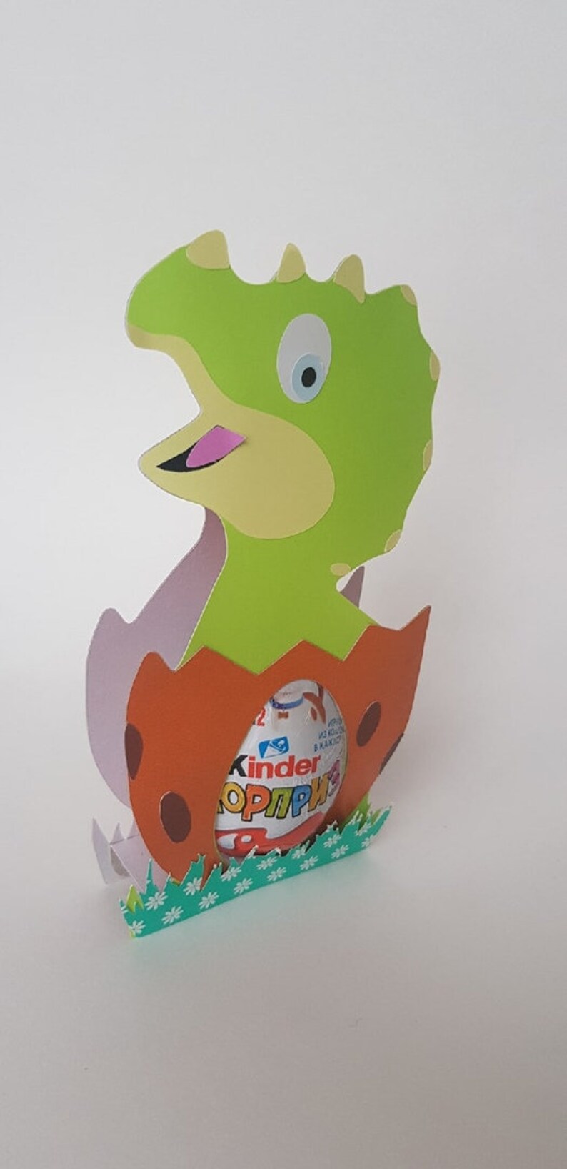Download Dinosaur svg Kinder Surprise Chocolate Holder JOY eggs Dino | Etsy