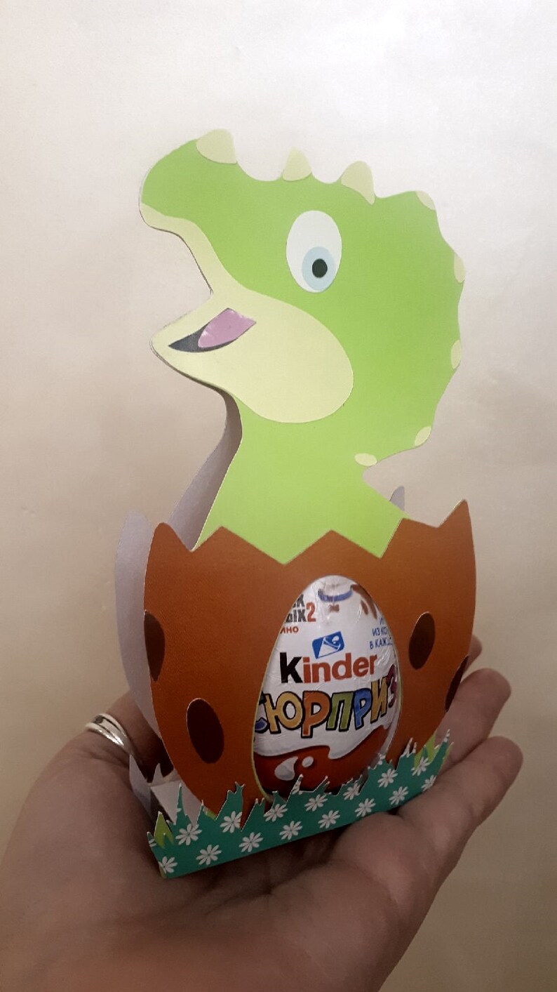 Download Dinosaur svg Kinder Surprise Chocolate Holder JOY eggs ...
