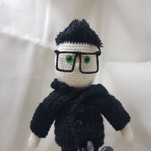 Zak bagans ghost adventures crocheted doll, , paranormal, investigators, ghosts, collectible ghost adventures merch