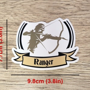Dnd Stickers Ranger Dnd Sticker Ranger Colour - Etsy
