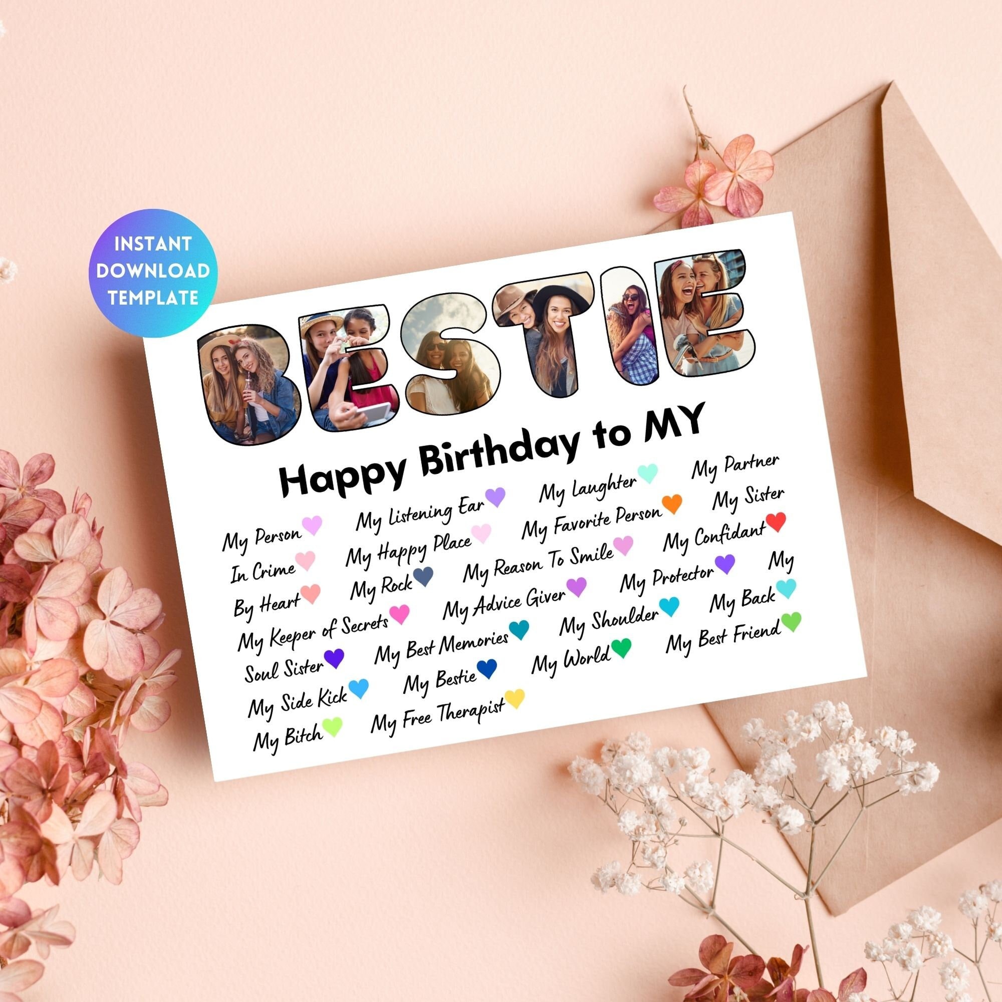 personalized-bestie-birthday-card-template-printable-photo-greeting-card-for-best-friend-soul-sister-birthday-card-for-her-women-friend-card-etsy for Free Printable Birthday Cards For Your Best Friend Personalized BESTIE Birthday Card Template Printable Photo Greeting Card for Best Friend Soul Sister Birthday Card for Her Women Friend Card - Etsy for Free Printable Birthday Cards For Your Best Friend