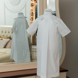 Baby Boy Baptism Outfit White | Christening Shirt | Baptism Gown