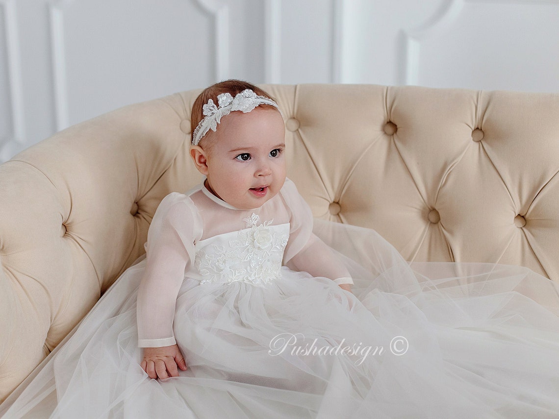 MYRISAM Blumenmädchen Spitze Tutu Kleid Baby Kinder Taufe