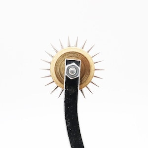 Leather scratching wheel, spacing wheel/dotting wheel, tracing wheel, sharp toothed scribing wheel, leather crafting tools