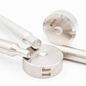 Double-sided punch rivet installation tool, DIY leather tools, stainless steel rivet punch, bang nail punch bar punch table set