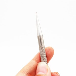 Rotulador de acero inoxidable, rotulador de trazado hecho a mano, herramientas de bricolaje para cuero, herramientas de trazado de marcado de posicionamiento de arte en cuero para tallado de cuero