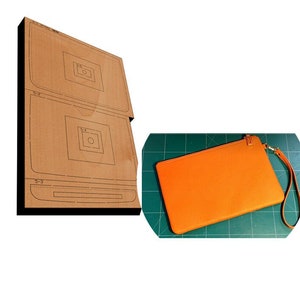 Découpage en cuir de sac pour cartes à faire soi-même, découpage en métal avec pendentif de sac à main personnalisé, découpeuse en métal avec règle en acier, poinçon pour cuir, outil kraft pour créations artisanales