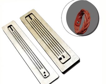 Handmade Weave Bracelet Die Cut-Leather Braid Bracelet Die Cutter-Custom Steel Rule Metal Die-DIY Leather Punch Crafts Tool-Ready to Ship