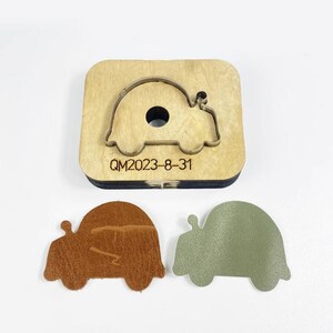 Custom Car Leather Pendant Die Cutting-Handmade Rule Steel Die Cutting-DIY Keychain Die Cutter-Leather Punch Crafts Tool