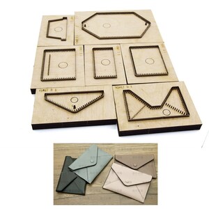 Découpage en cuir de sac de carte personnalisé, découpe en cuir de virole, emporte-pièce en métal de règle en acier, découpe en cuir, outil de kraft d'artisanat de poinçon en cuir