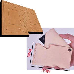 Troqueles de cuero con virola, troqueles para bolsas de tarjetas hechos a mano, troqueles de metal con regla de acero, troqueles de cuero, herramientas para manualidades con perforadoras de cuero
