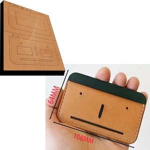 Découpeuse en cuir pour sac pour cartes à la mode, sac pour cartes personnalisé bricolage découpé, découpeuse en métal pour règle en acier, outils pour papier kraft pour travaux d'estampage du cuir