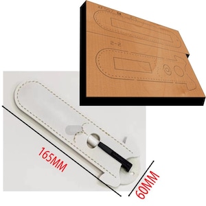 DIY Stiftebeutel Leder Stanzen-Custom Design Federmäppchen Leder Handgefertigte Stahl Regel Metall Stanze-Leder Schlag Handwerk Werkzeug