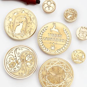 Kundenspezifische großer Stempel, 6 cm Wachs-Siegel-Stempel, gravierter Messing-Stempelkopf, Wachs-Siegel-Stempelherstellung, individuelles Logo, Hochzeitsgeschenk, Weihnachtsgeschenk