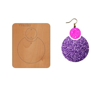 Runde gespleißte Ohrringe Leder sterben geschnitten, Leder Punch sterben geschnitten, Stahlregel Metall Stanze, Leder sterben geschnitten, Leder Punch Crafts Kraft-Werkzeug