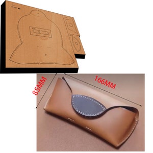 Brillenetui Leder stanzen, maßgeschneiderte Brillenetui stanzen, funktionelle Stahl Metall Stanzmaschine, Kraft Leder Stanzen Werkzeuge