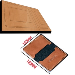Embout en cuir bricolage, découpe de pochette, emporte-pièce en métal avec règle en acier, découpe en cuir, outil kraft pour créations artisanales en cuir, fête des pères