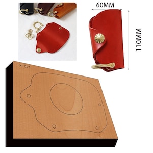 Schlüssel Halter Leder Stanzen, benutzerdefinierte Leder Stanzen, Stahlregel Metallstanze, Leder Punch Crafts Kraftwerkzeug, Weihnachtsgeschenke
