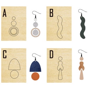 Découpe en cuir design boucle d'oreille chenille, emporte-pièce en métal pour métal, règle en acier pour cuir, découpe en cuir, poinçon pour cuir, outil artisanal kraft