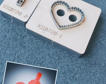 Herzanhänger keychain Leder stanzen, benutzerdefinierte Design Lederschnitt, Metallstanzmaschine, Lederstanzen-Handwerkswerkzeug
