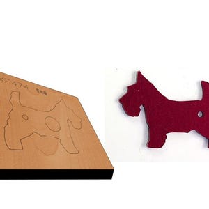 Benutzerdefinierte Hund DesignLeder Stanzen Form-Handmade Chenery Design Anhänger Stahl Regel Metall Stanze-DIY Leder Schlag Handwerk Werkzeug