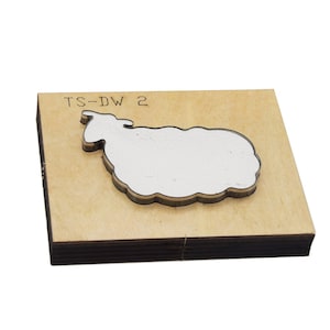 Handgefertigte Schaf Anhänger Leder Stanzer-Benutzerdefinierte Desgin Stanzer-DIY Stahl Metall Stanzer-Leder Schlag Handwerk Werkzeug-Passen Sie Sie Brauchen