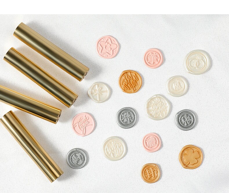 Vergoldeter Messing-Wachsstempel-Kopf 'B-Rose' – 25 Mm Durchmesser, Für Siegelwachs & DIY-Projekte