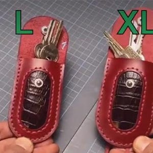 Découpe en cuir de sac Carkey, découpe de sac de clés en cuir personnalisée, emporte-pièce en métal avec règle en acier, outil kraft pour créations artisanales en cuir