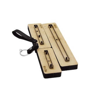 Découpage en cuir de porte-clés bricolage, découpe en cuir bricolage fait main, emporte-pièce en métal avec règle en acier, découpe en cuir, poinçon en cuir pour artisanat kraft
