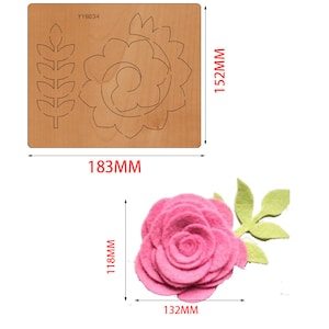 Blume und Blatt stanzen, DIY Leder Edelstähle Cut Würfel, Metall Stanzmaschine, Leder Stanzen Handwerk Werkzeuge, Weihnachtsgeschenke