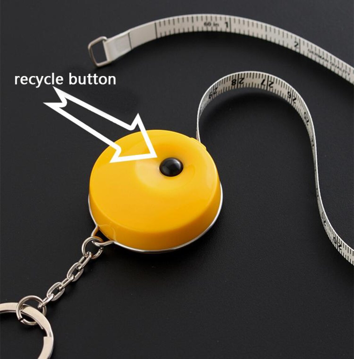 150cm Mini Soft Ruler, Keychain Tape Measure, Beating Board Ruler ...