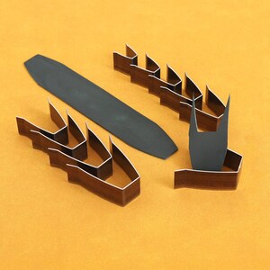 Cintura in pelle con coda quadrata fai da te, fustellatura senza legno, fustella in metallo con righello in acciaio fatto a mano, strumenti per l'artigianato con punzonatrice per pelle, dimensioni personalizzate adatte alle tue esigenze