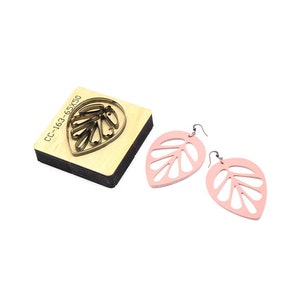 Skeleton Leaf Stainless Steel Die Cutting, Leather Punch Die Cut, Steel Rule Metal Die Cutter, Leather Punch Crafts Kraft Tool
