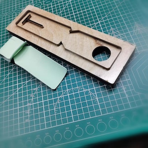 Gepersonaliseerde bagagelabel stansen-handgemaakt leer gestanst-doe-het-zelf stalen liniaal metalen gestanste lederen punch ambachten Snijder-voldoen aan je verzoek