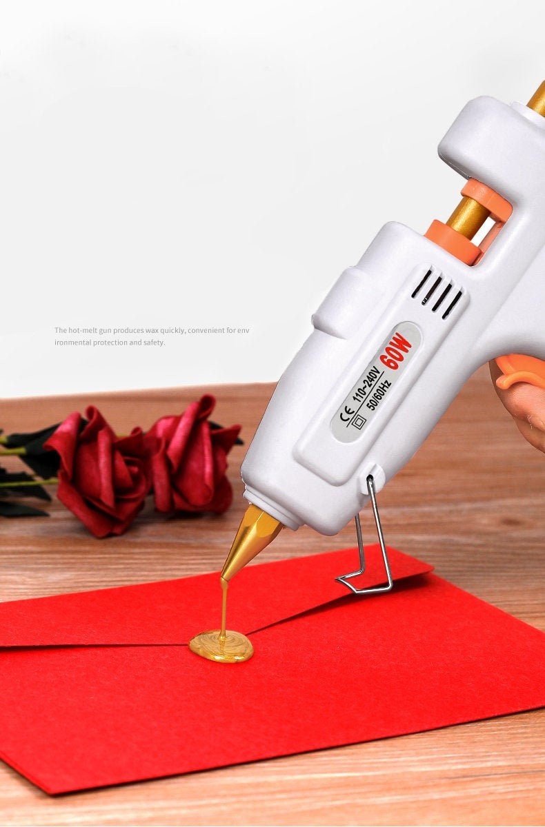 60W Hot Melt Wax Sealing Glue Gun/40 Colors Sealing Wax Rod Etsy UK