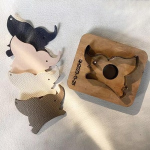 Elefant Anhänger Leahter Stanzen-Handmade Keychain Stanzen-Custom Ihr Design Stahl Regel Metall Stanze Cutter-Leder Punch Crafts-Tool