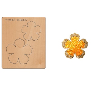 Kundenspezifische Blumen-Leder stanzen, DIY-Stanze, Stahlregel-Metallstanze, Leder-Stanzform, Leder-Punsch-Handwerkskraft-Werkzeug
